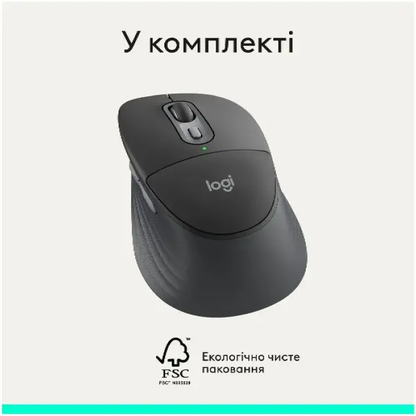Купить Мышь Logitech Signature Comfort Plus M850L Wireless/USB-C for Business Graphite (910-007704) - фото 13