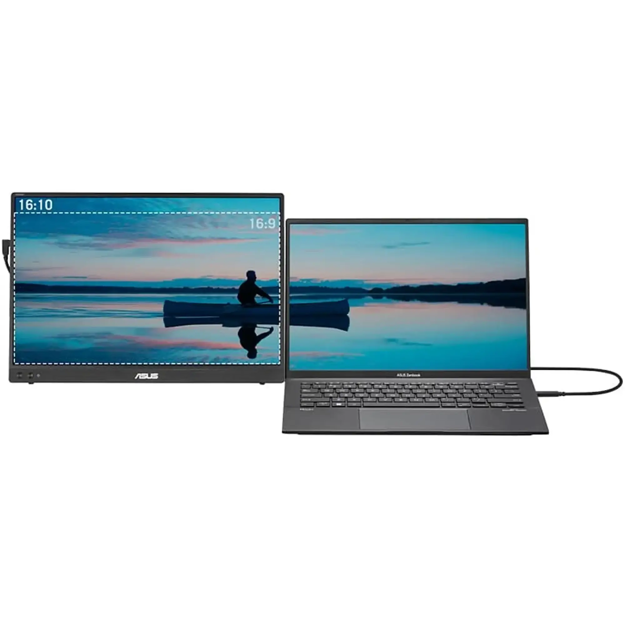 Купить Монитор 16" ASUS ZenScreen MB16FC Portable Monitor (90LM03HE-B01K71) - фото 9