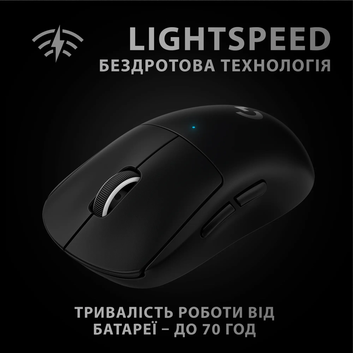 Купить Мышь Logitech G Pro X Superlight Wireless Black - фото 4