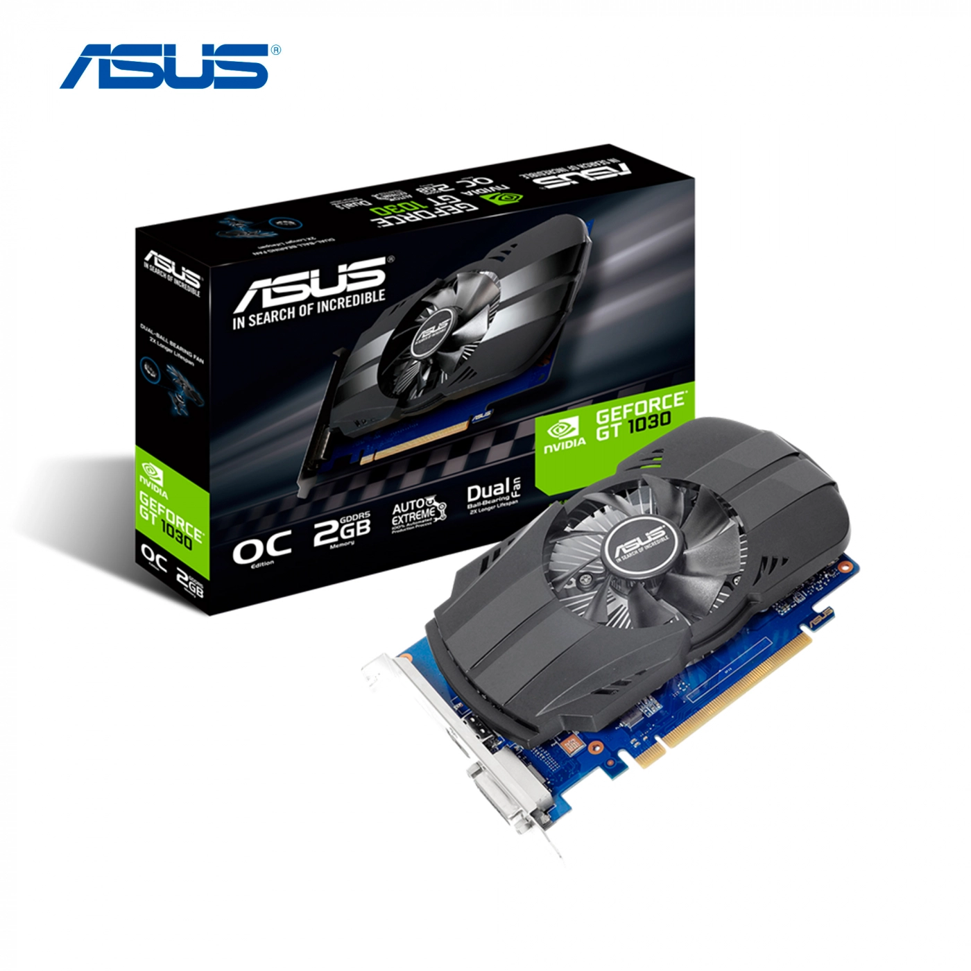 Купить Видеокарта ASUS Phoenix GeForce GT 1030 OC edition 2GB GDDR5 - фото 4