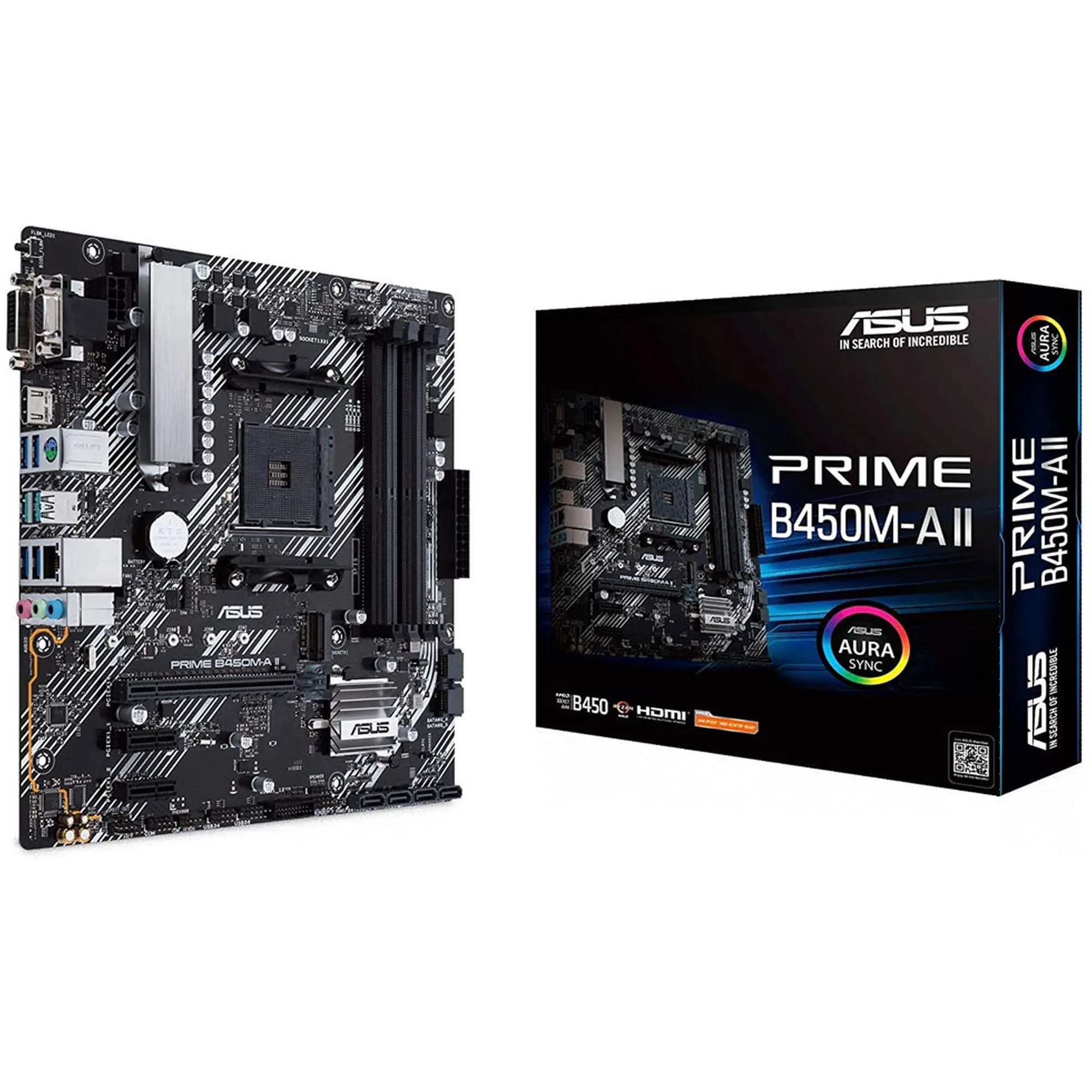 Купить Материнская плата ASUS PRIME B450M-A II - фото 1