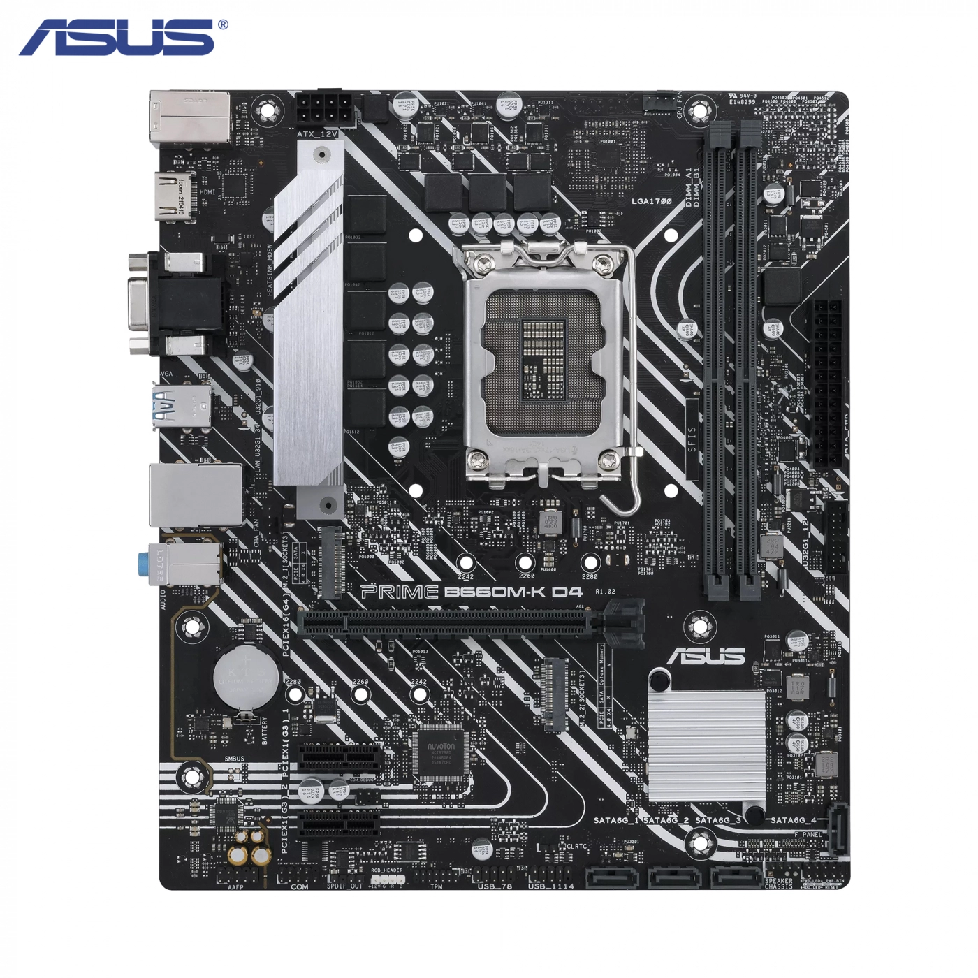 Купить Материнская плата ASUS PRIME B660M-K D4 - фото 2