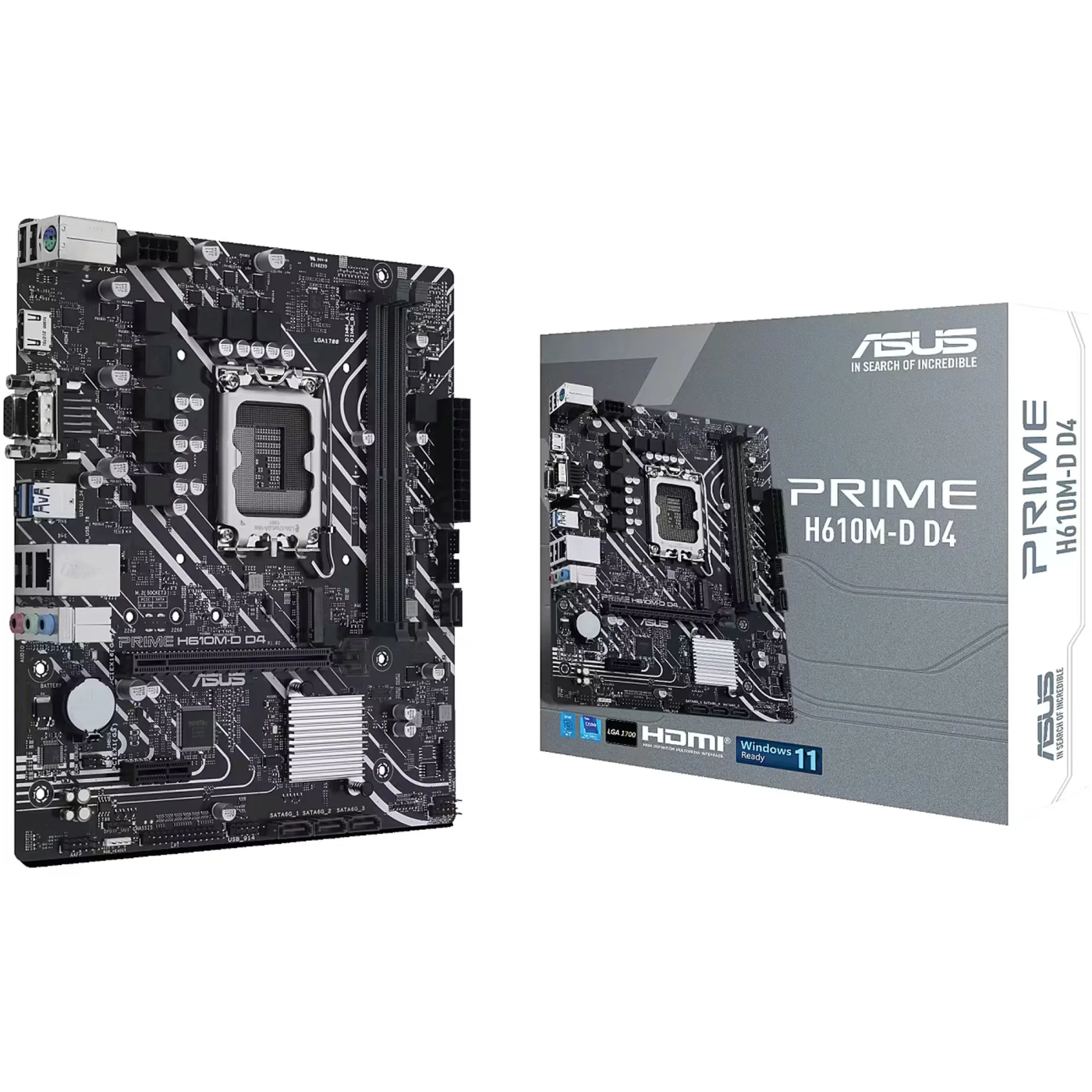 Купить Материнская плата ASUS PRIME H610M-D D4 - фото 1