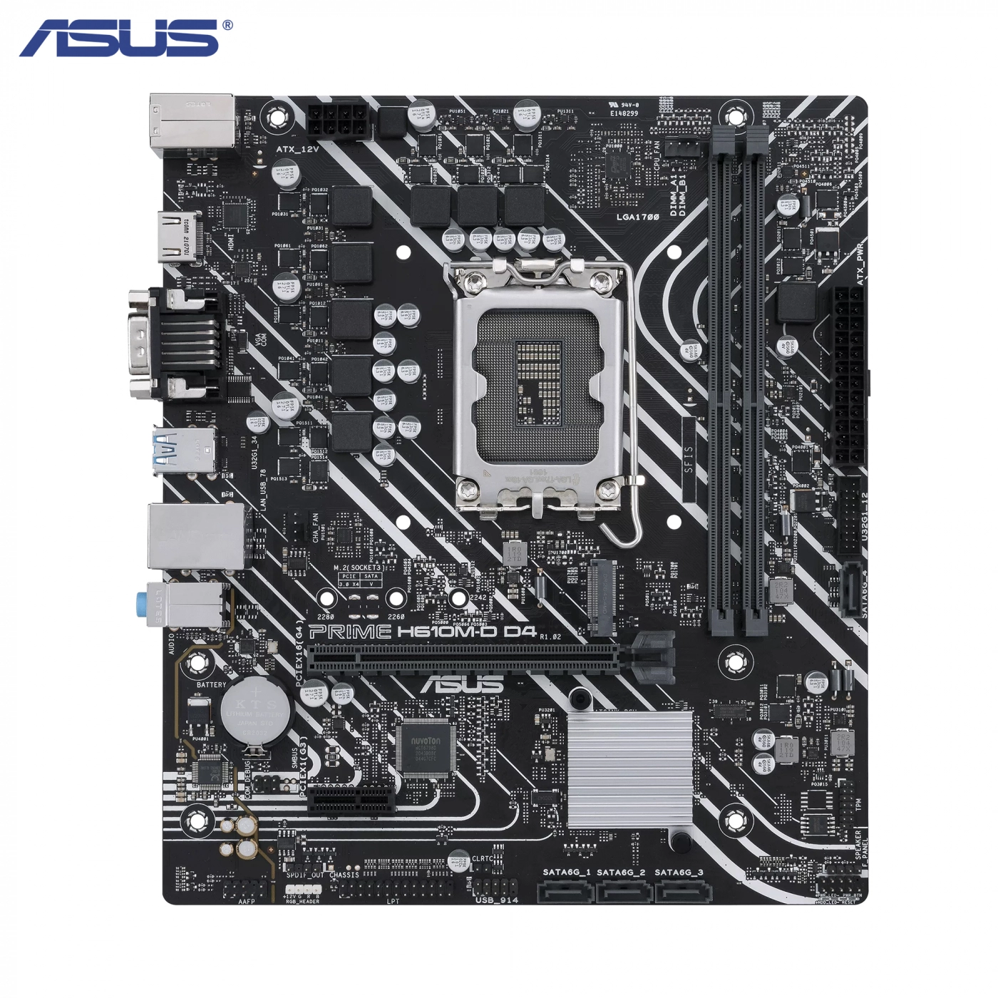 Купить Материнская плата ASUS PRIME H610M-D D4 - фото 2