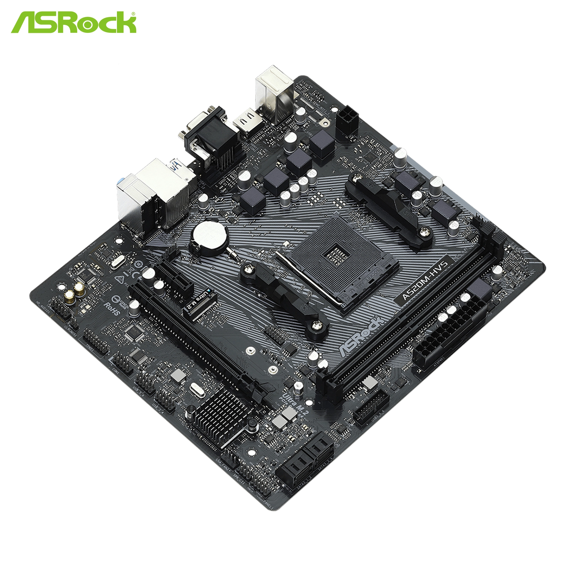 Купити Материнська плата ASRock A520M-HVS - фото 3