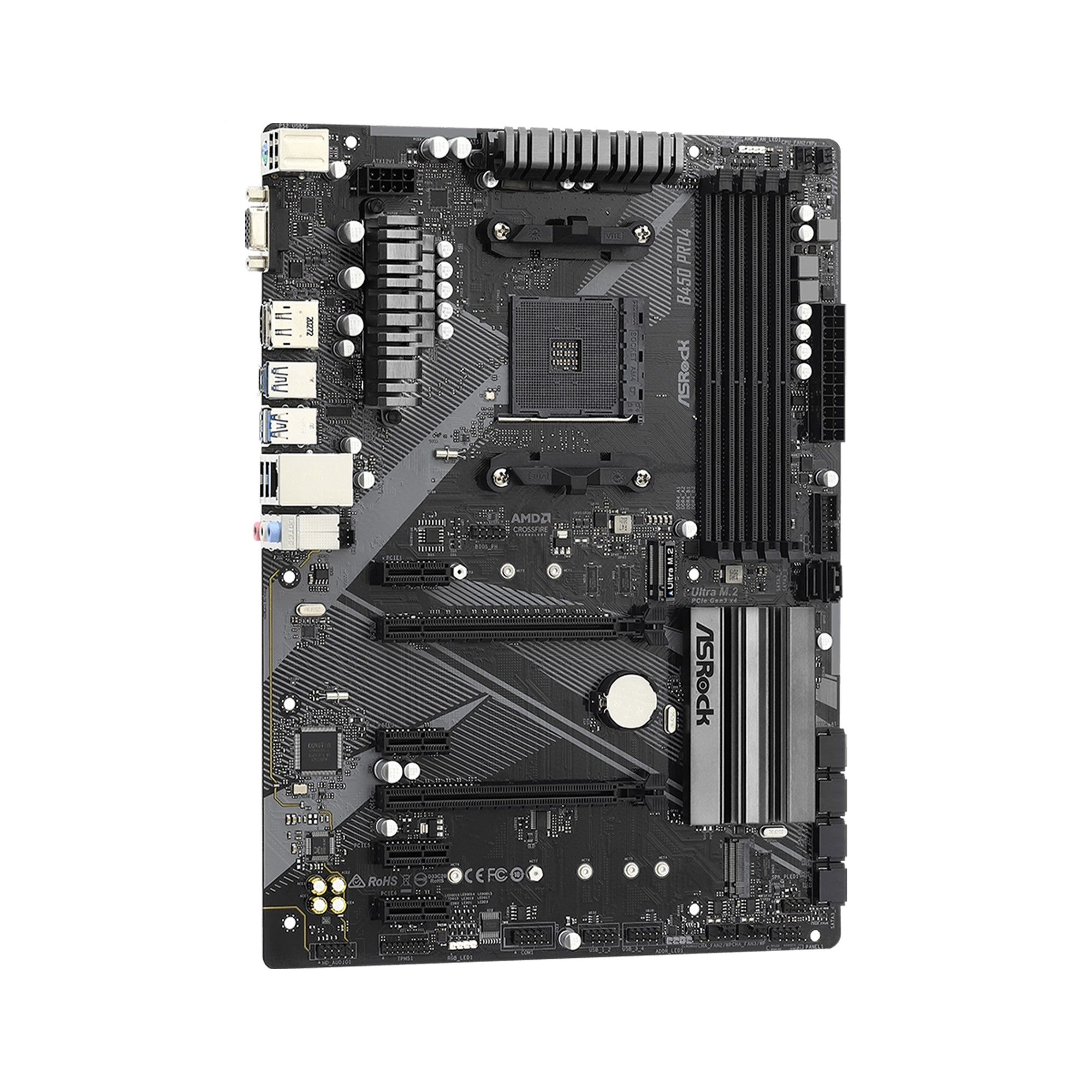Купить Материнская плата ASRock B450 Pro4 R2.0 - фото 1