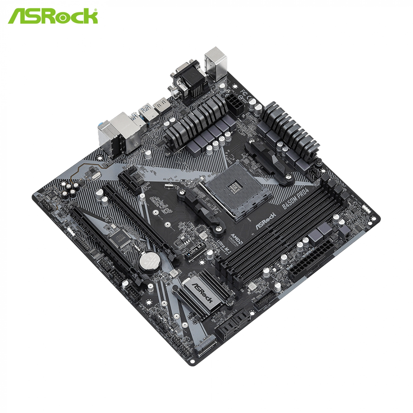 Купить Материнская плата ASRock B450M Pro4 R2.0 - фото 3