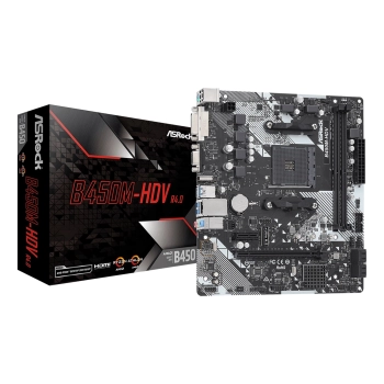 Купить Материнская плата ASRock B450M-HDV R4.0 - фото 1