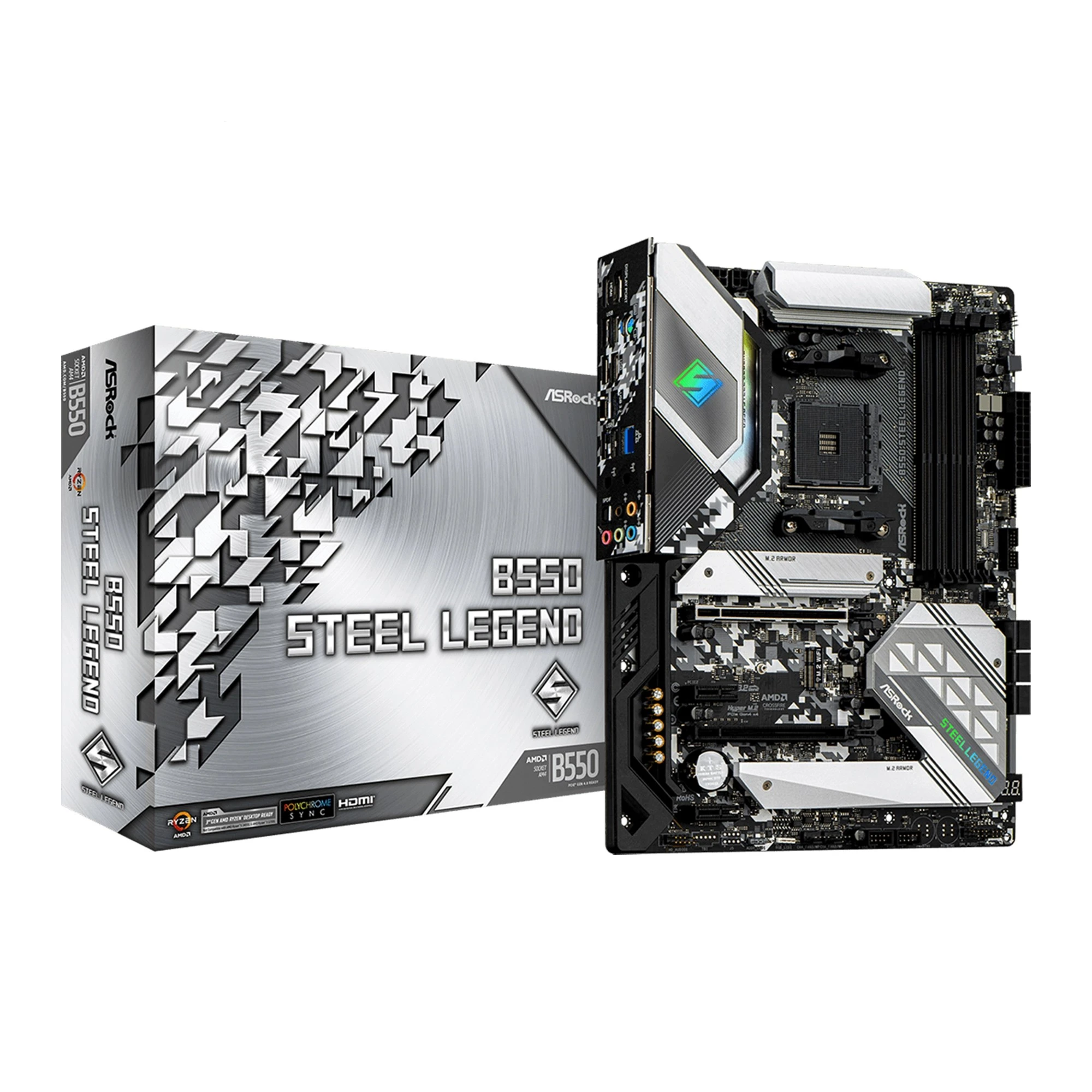 Купити Материнська плата ASRock B550 Steel Legend - фото 1