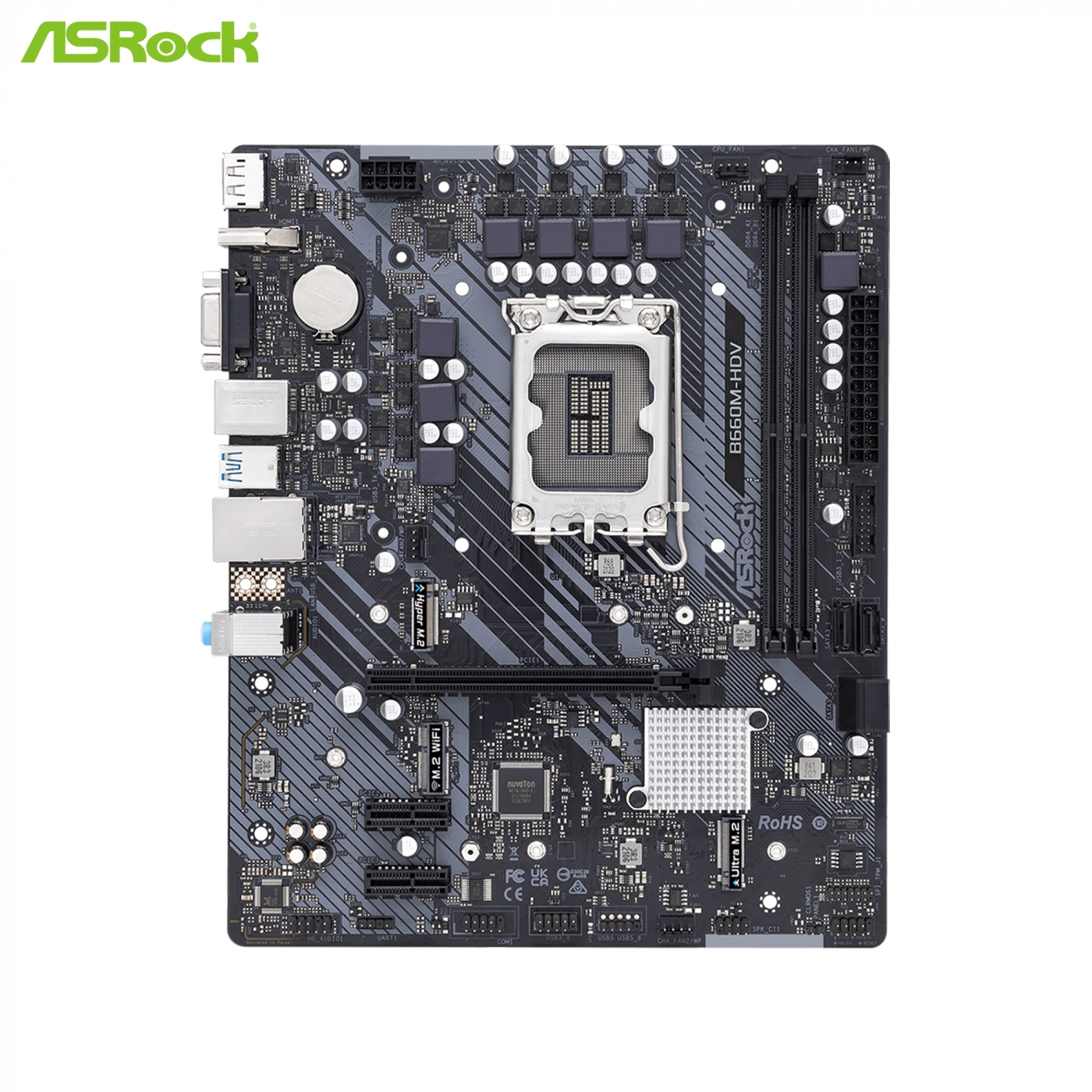 Купити Материнська плата ASRock B660M-HDV - фото 2