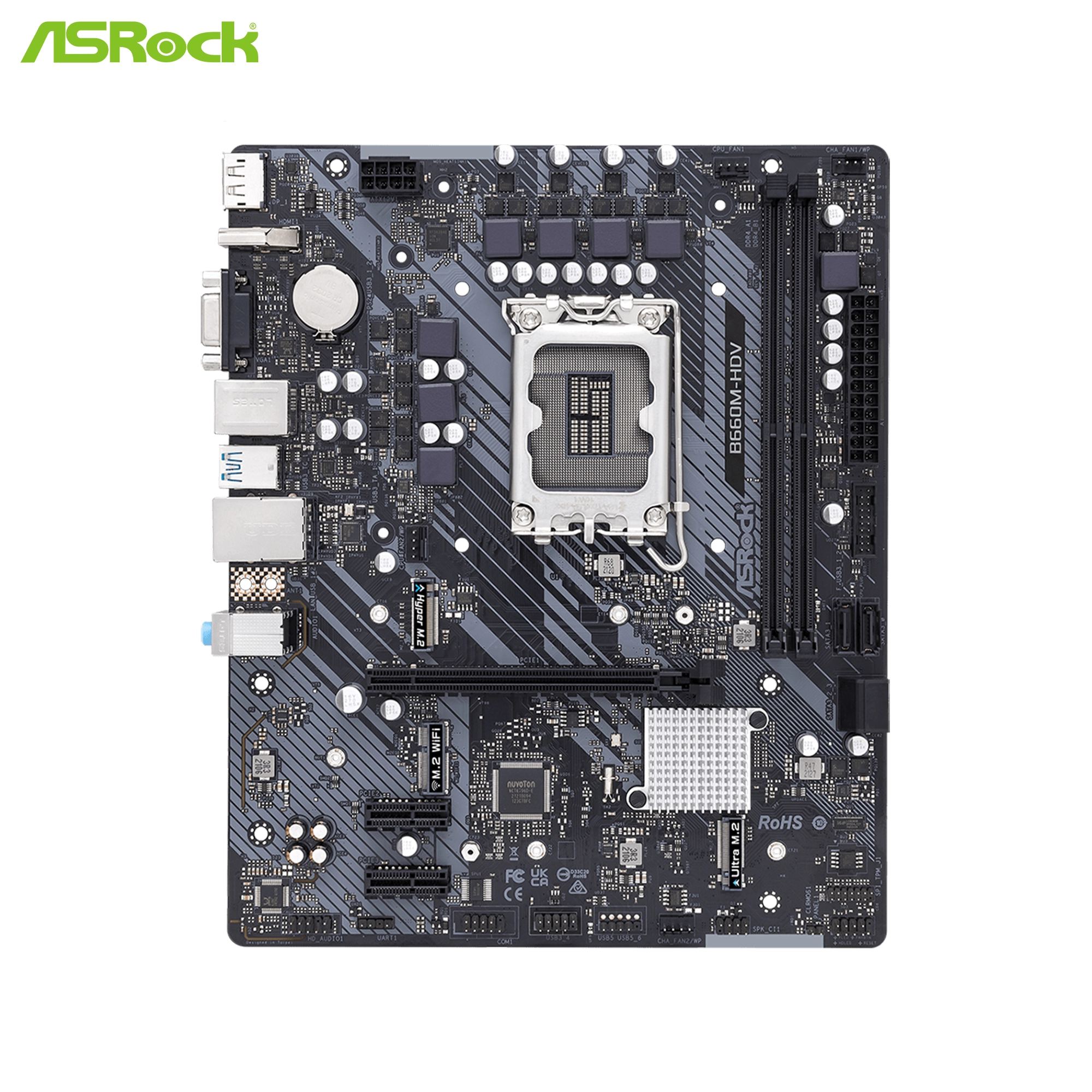 Купити Материнська плата ASRock B660M-HDV - фото 2