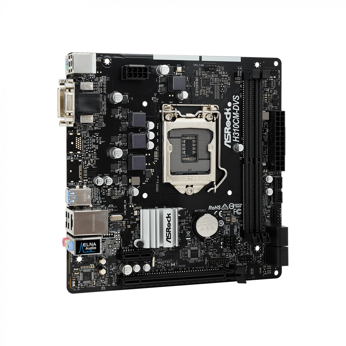 Купить Материнская плата ASRock H310CM-DVS - фото 1