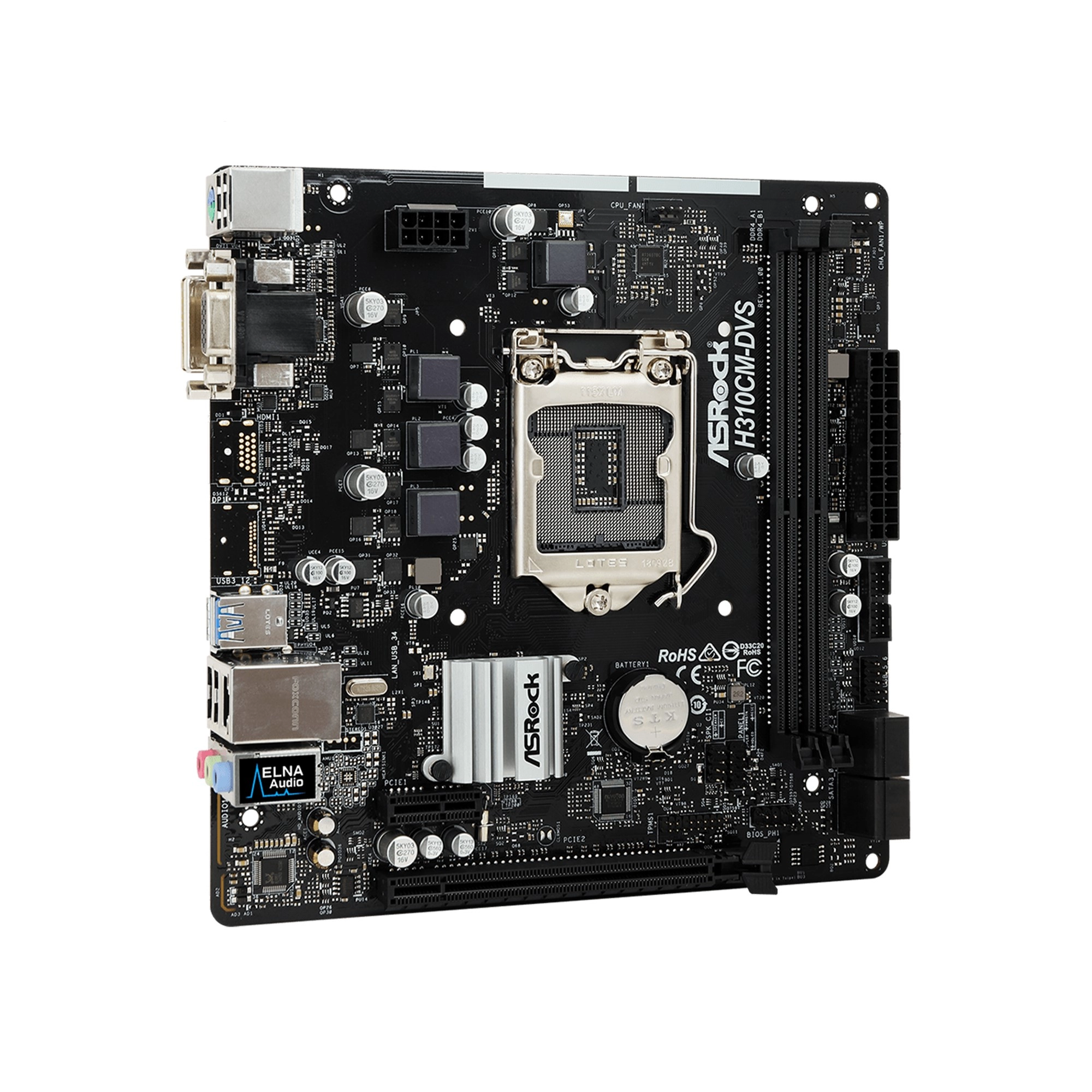 Купить Материнская плата ASRock H310CM-DVS - фото 1