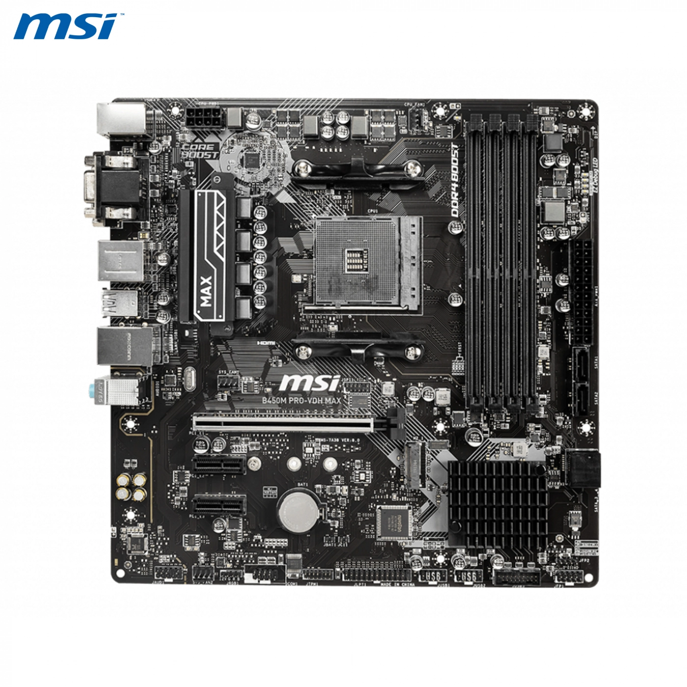 Купити Материнська плата MSI B450M Pro-VDH Max - фото 2