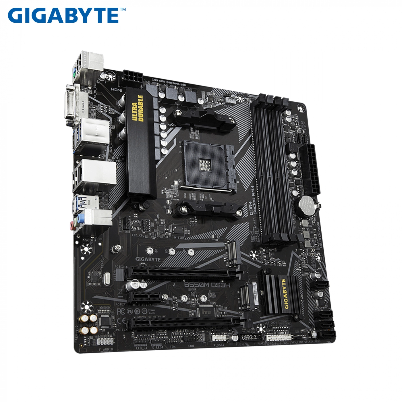 Купить Материнская плата GIGABYTE B550M DS3H - фото 3