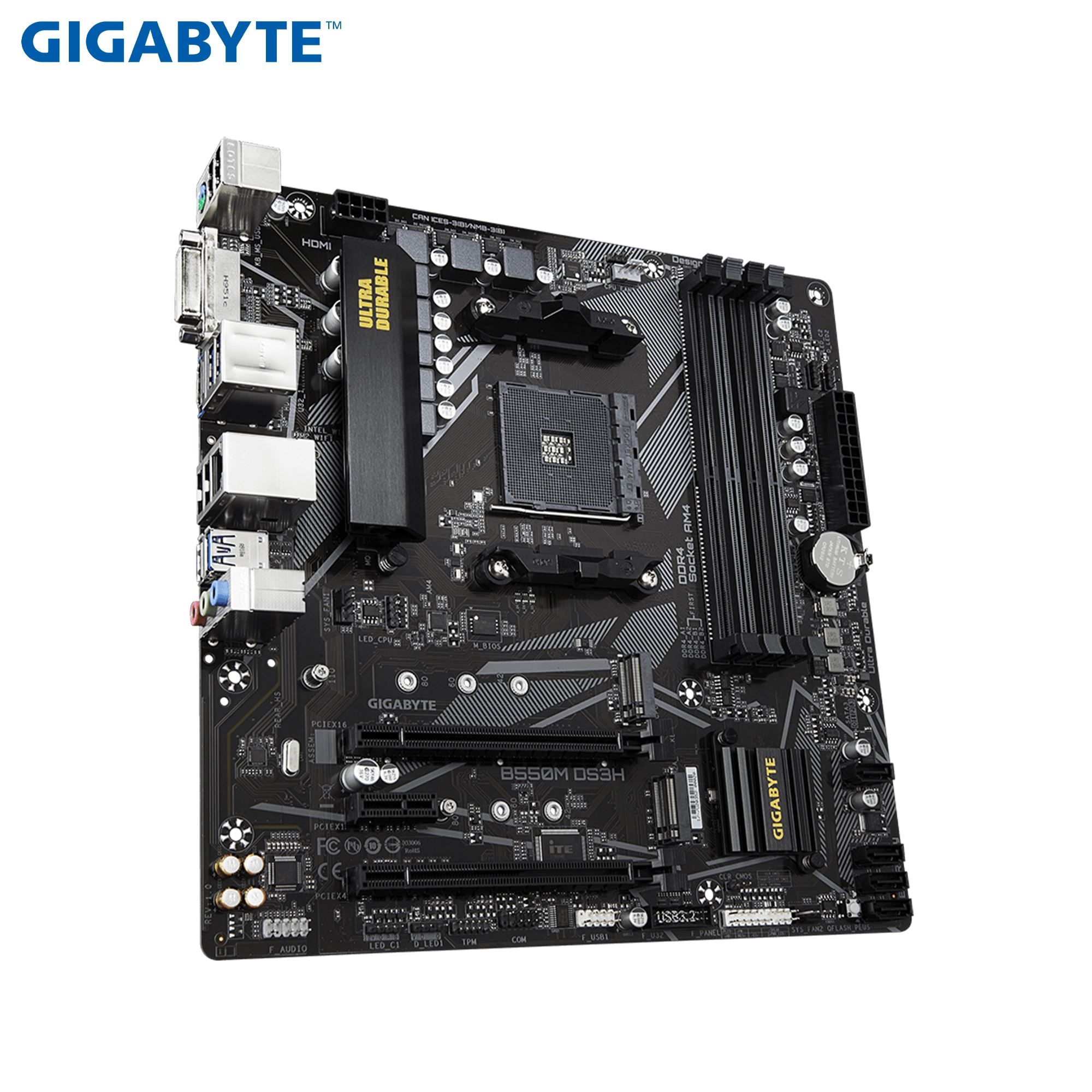 Купить Материнская плата GIGABYTE B550M DS3H - фото 3