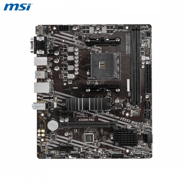Купить Материнская плата MSI A520M Pro - фото 2