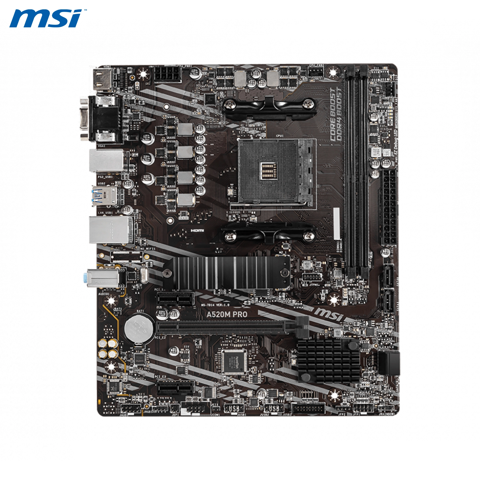 Купить Материнская плата MSI A520M Pro - фото 2