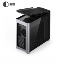 Купити Корпус QUBE i 400 Tempered glass Silver (i400-G Silver) - фото 8