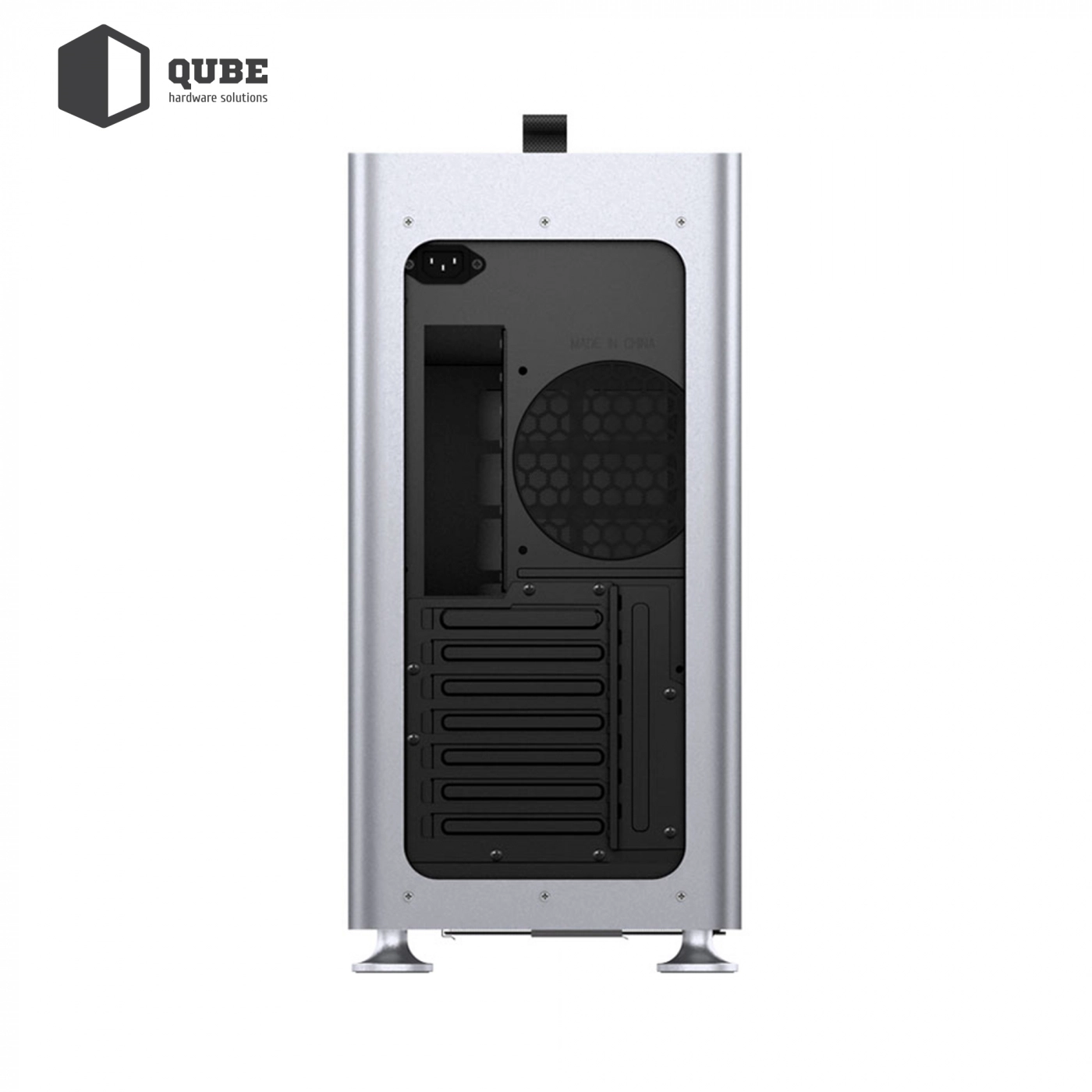 Купити Корпус QUBE i 400 Tempered glass Silver (i400-G Silver) - фото 11