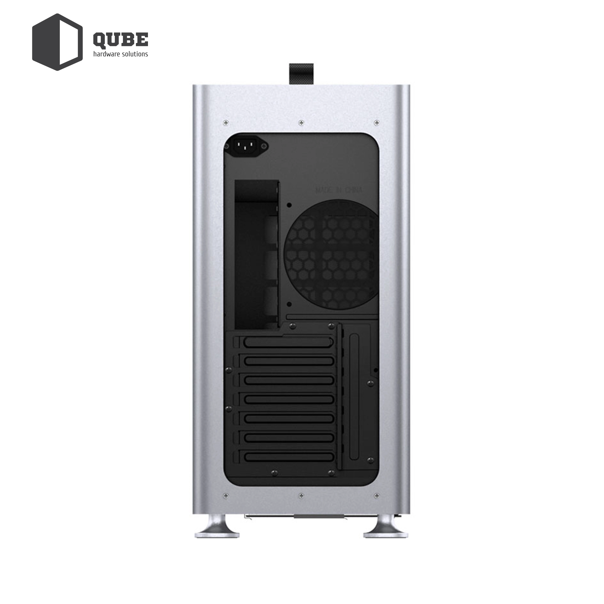 Купити Корпус QUBE i 400 Tempered glass Silver (i400-G Silver) - фото 11