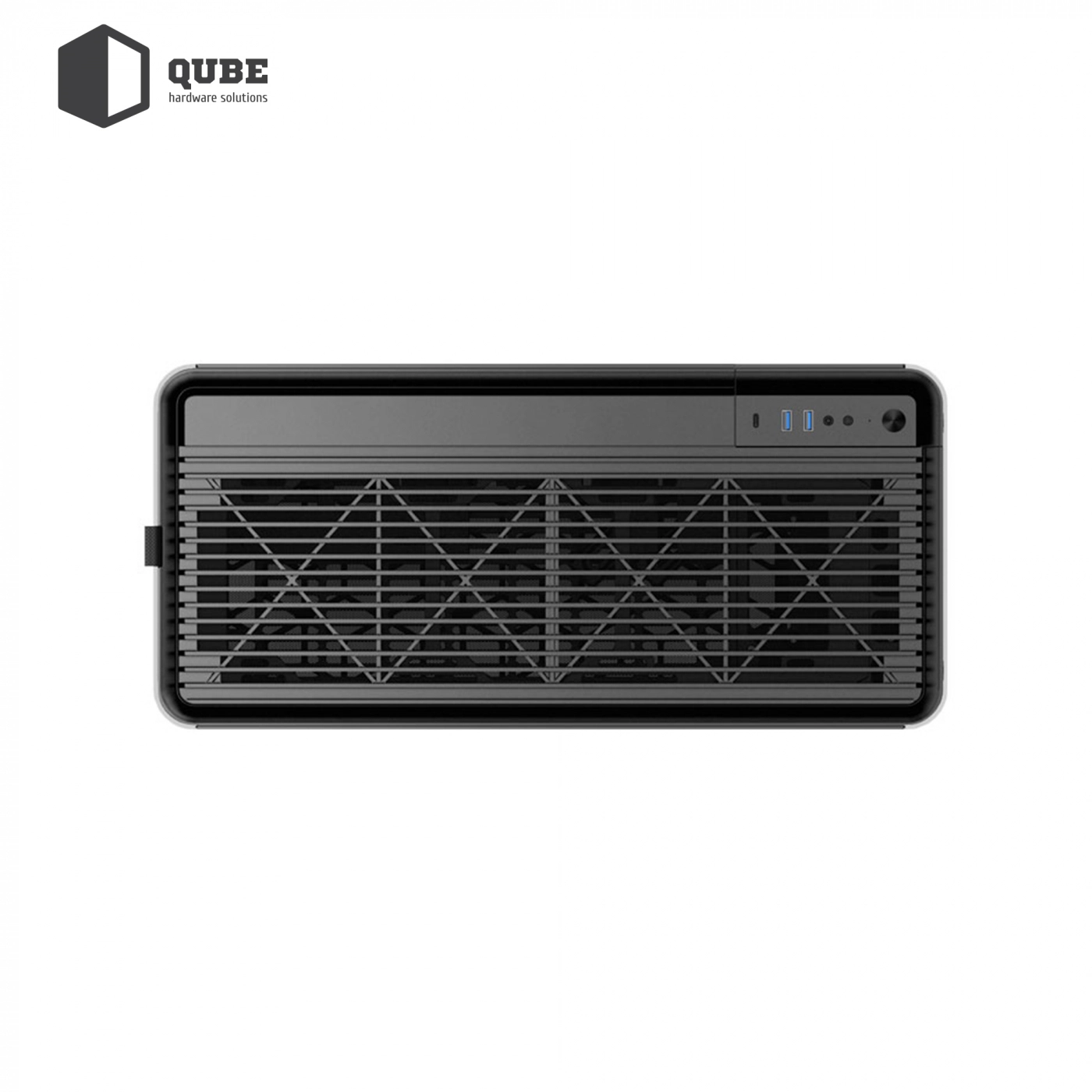 Купити Корпус QUBE i 400 Tempered glass Silver (i400-G Silver) - фото 12