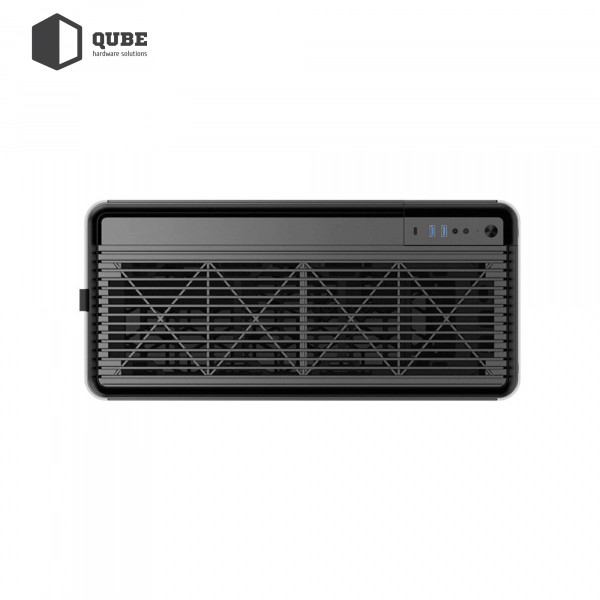 Купити Корпус QUBE i 400 Tempered glass Silver (i400-G Silver) - фото 12