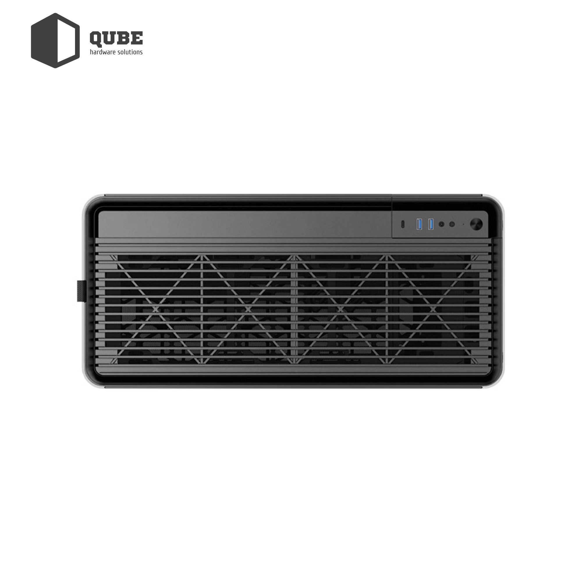 Купити Корпус QUBE i 400 Tempered glass Silver (i400-G Silver) - фото 12