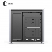 Купити Корпус QUBE i 400 Tempered glass Silver (i400-G Silver) - фото 13