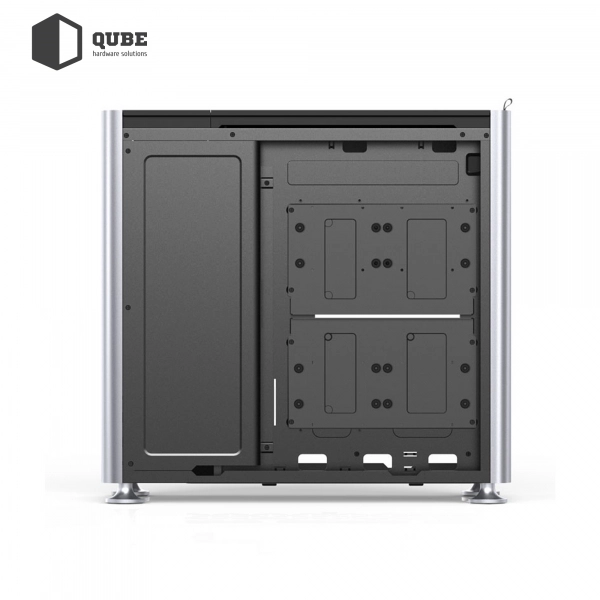 Купити Корпус QUBE i 400 Tempered glass Silver (i400-G Silver) - фото 13