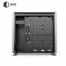 Купити Корпус QUBE i 400 Tempered glass Silver (i400-G Silver) - фото 14