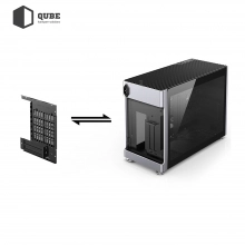 Купить Корпус QUBE i100 Pro Tempered glass Silver (i100-G_Silver) - фото 13