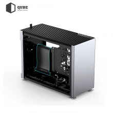 Купить Корпус QUBE i100 Pro Tempered glass Silver (i100-G_Silver) - фото 10
