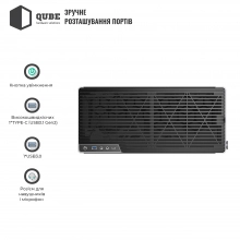 Купить Корпус QUBE i100 Pro Tempered glass Silver (i100-G_Silver) - фото 3