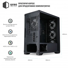 Купить Корпус QUBE MESH no PSU (MESH_FMNU3) - фото 6