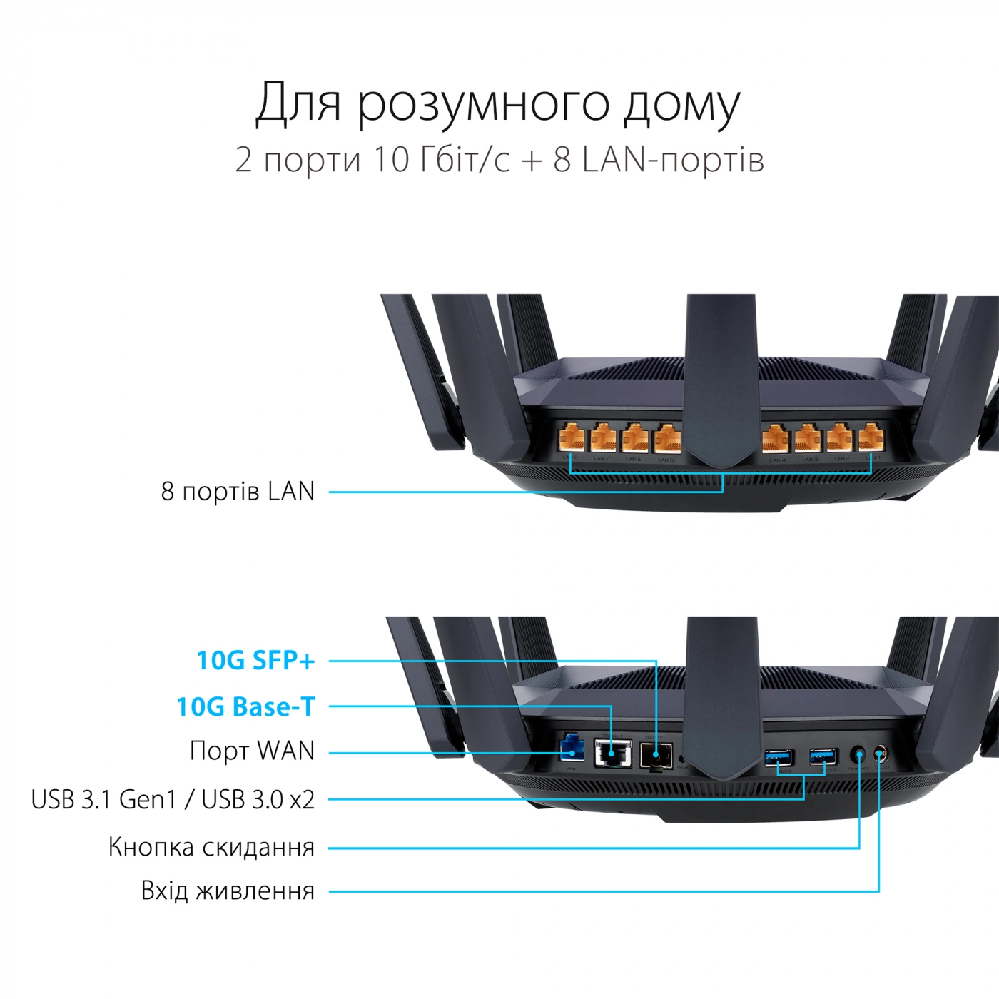 Купити Ігровий маршрутизатор ASUS RT-AX89X - фото 4
