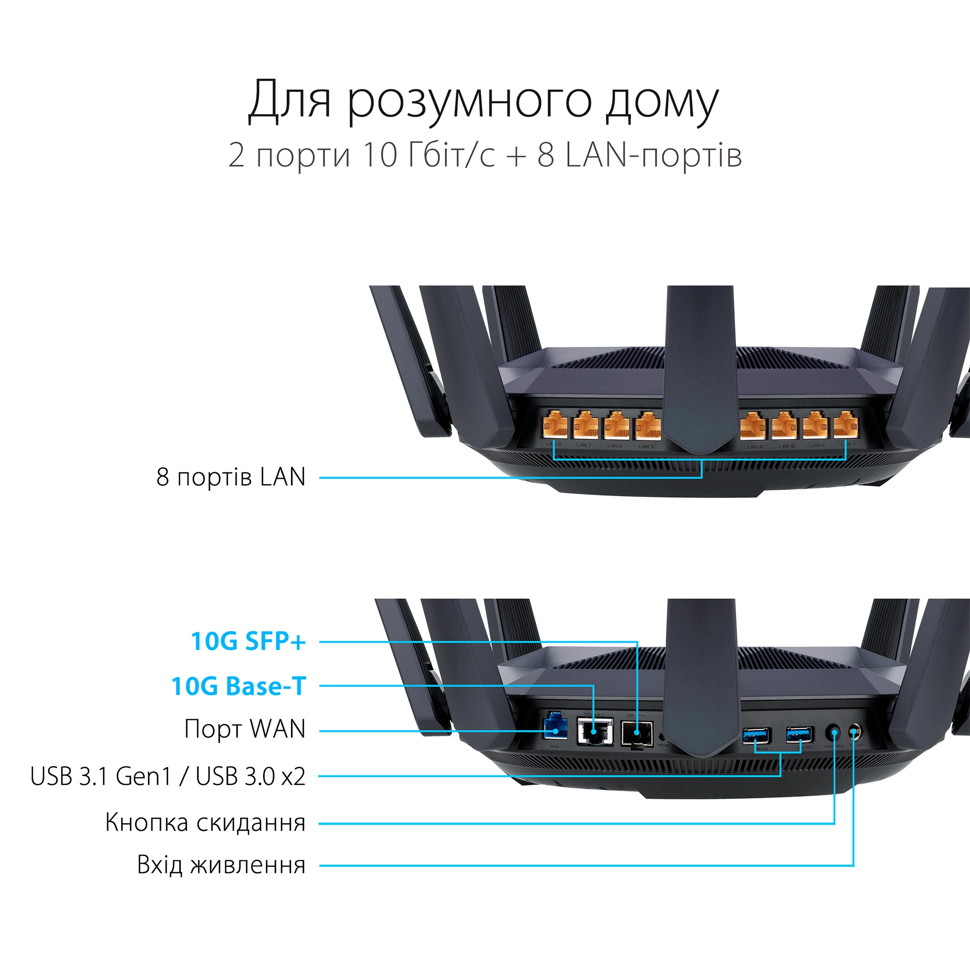 Купити Ігровий маршрутизатор ASUS RT-AX89X - фото 4