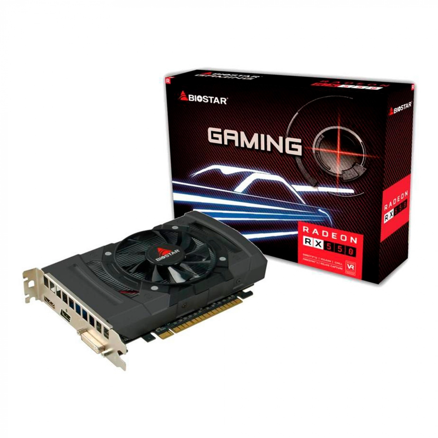Купить Видеокарта BIOSTAR Radeon RX550-4GB (VA5505RF41-TBHRA-BS2) - фото 1