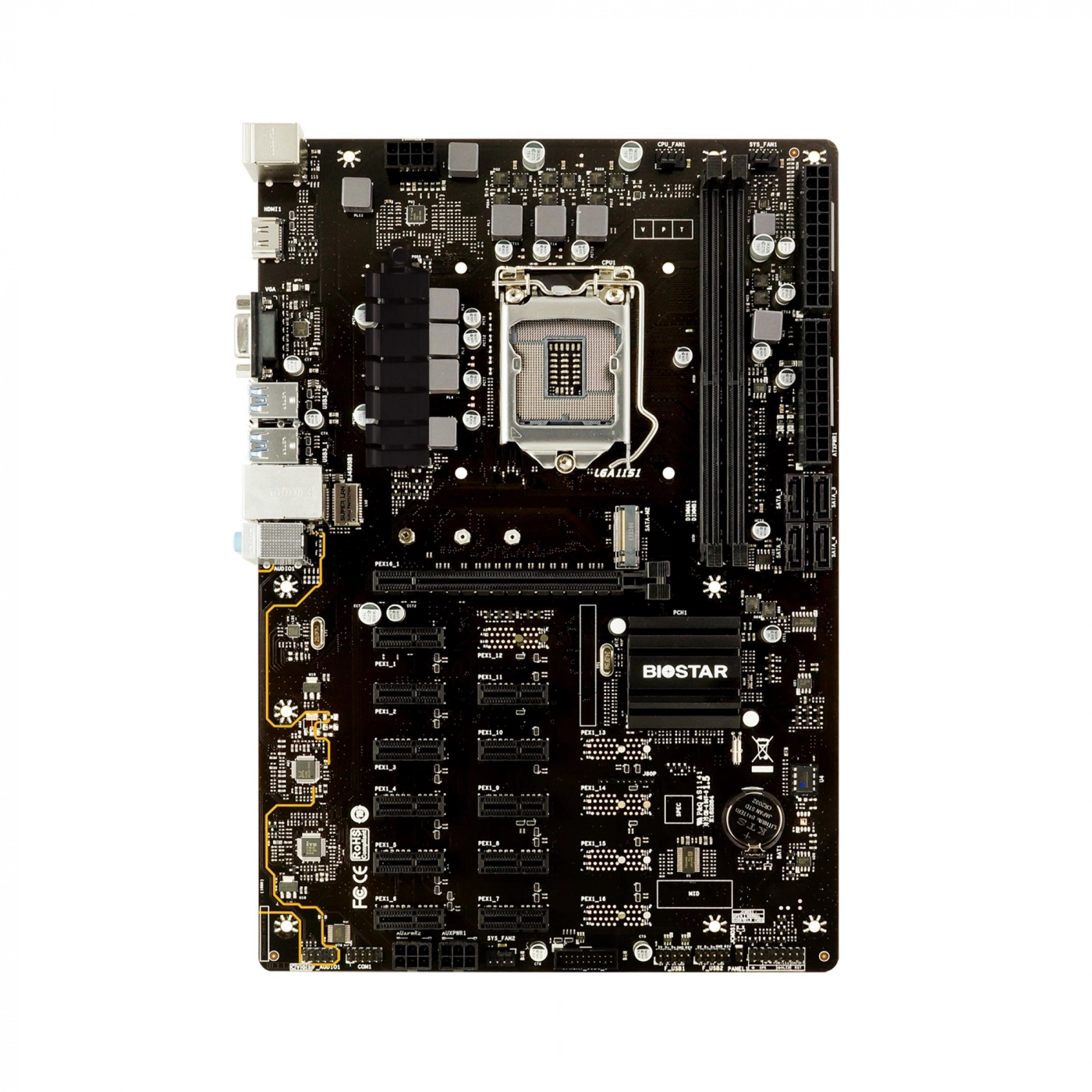 Купить Материнская плата Biostar TB360-BTC PRO 2.0 - фото 1