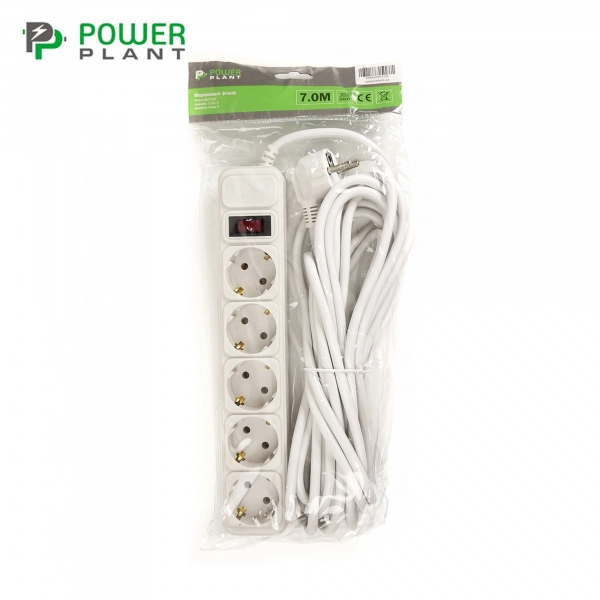 Купить Сетевой фильтр PowerPlant JY-1056/7 7 м, 5 розеток - фото 2