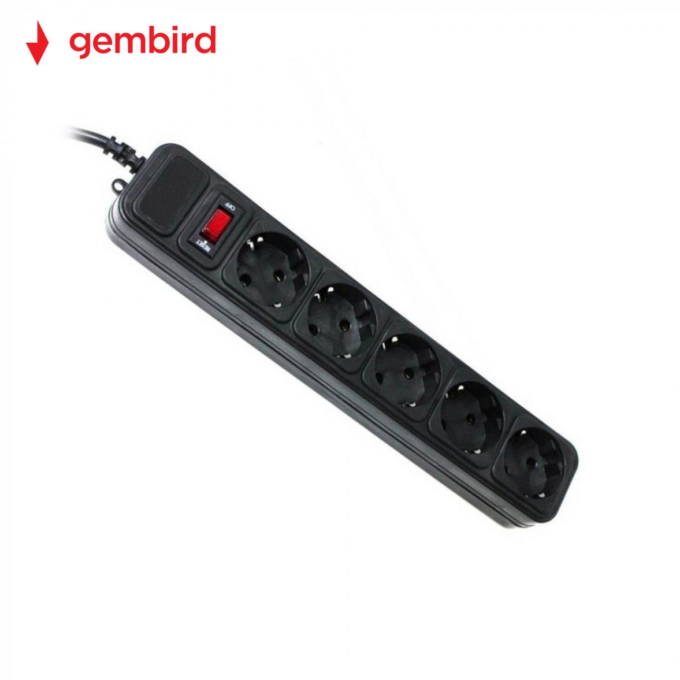 Купить Сетевой фильтр Gembird SPG5-G-15B 4.5 м, 5 розеток - фото 2