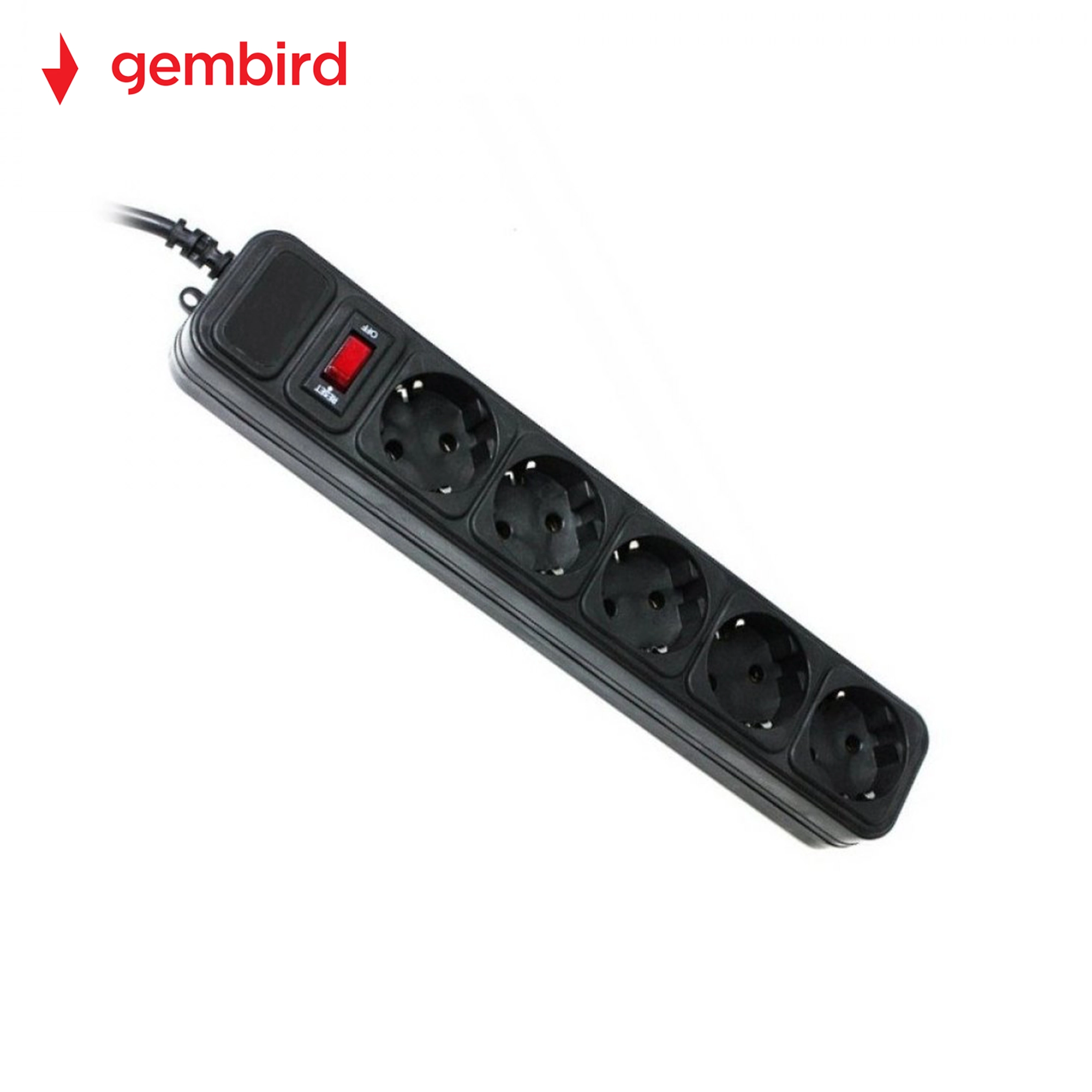 Купить Сетевой фильтр Gembird SPG5-G-15B 4.5 м, 5 розеток - фото 2