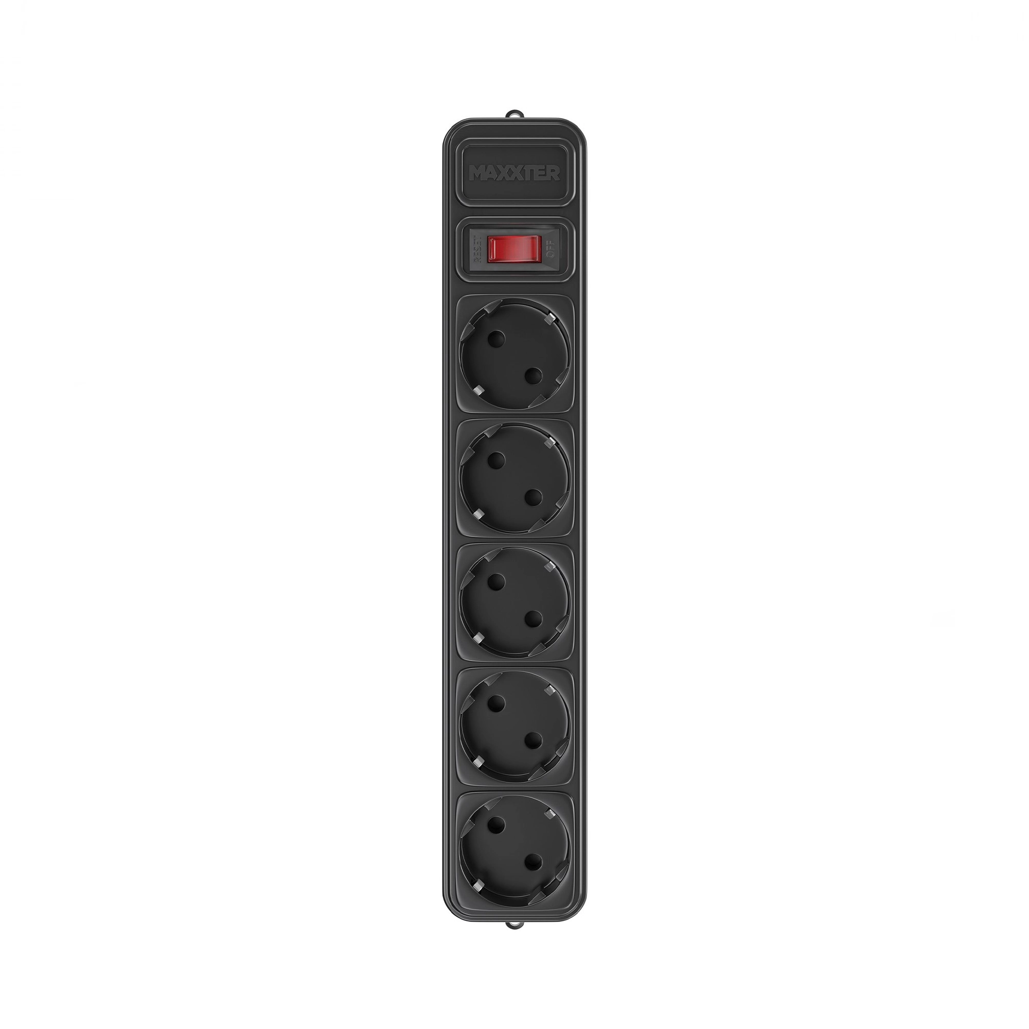 Купити Мережевий фільтр Maxxter SPM5-G-6B 1.8 м, 5 розеток - фото 1