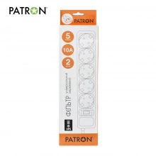 Купить Сетевой фильтр Patron SP-1055U 2 м, 5 розеток - фото 2
