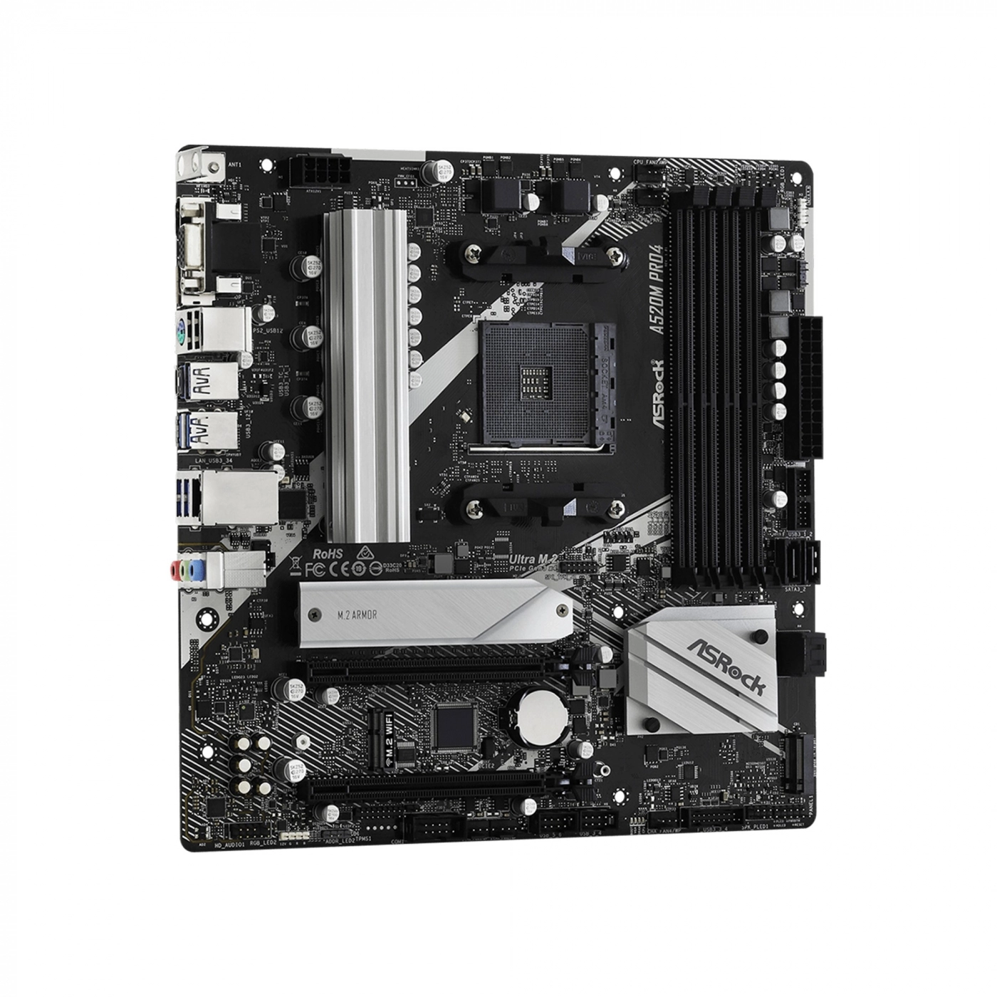 Купити Материнська плата ASRock A520M PRO4 - фото 1