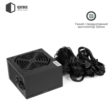 Купити Блок живлення QUBE 650W 80+ Bronze QBC-GPM-650W-80BBulk - фото 3