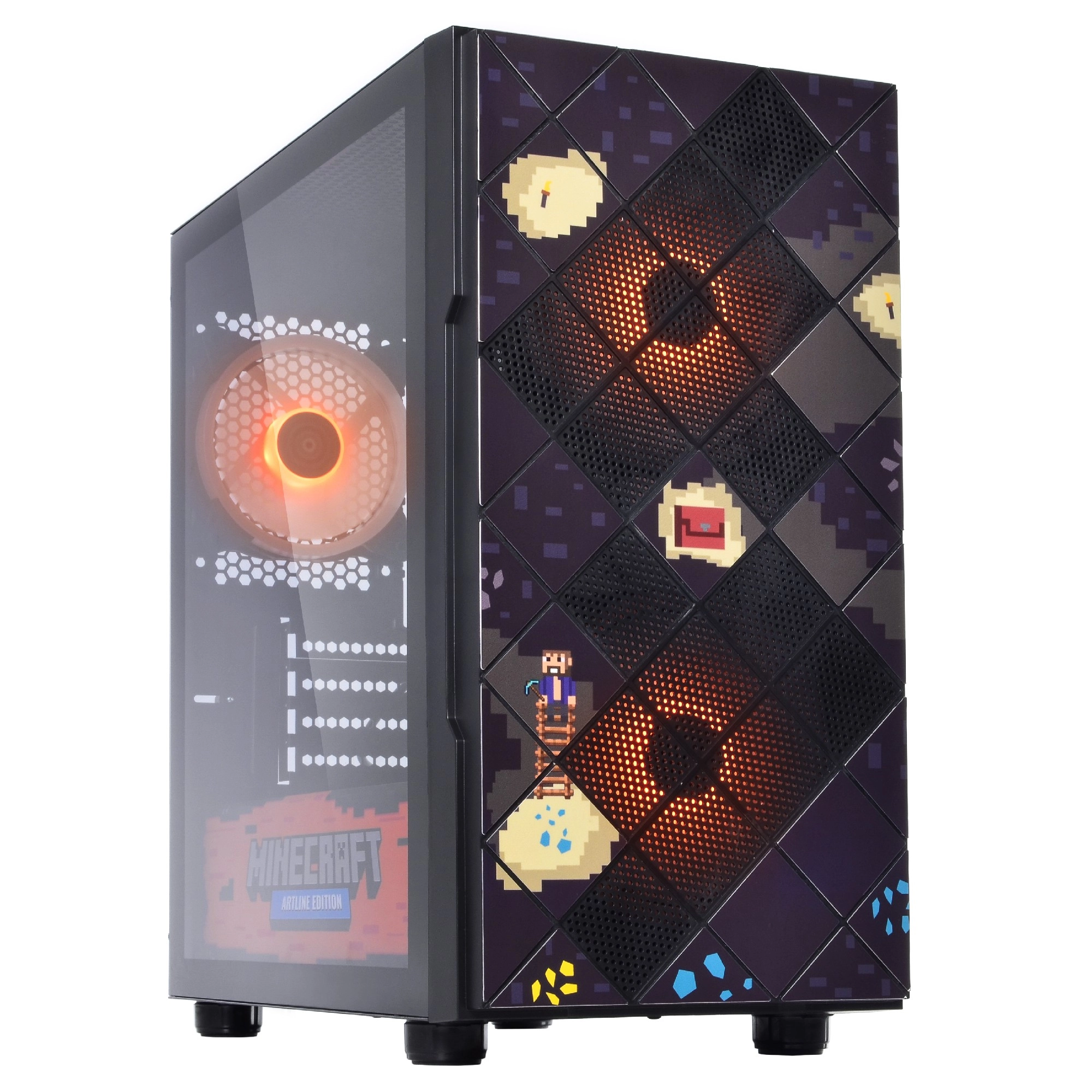 Корпус IMPACT Printed Minecraft-Black – фото 1