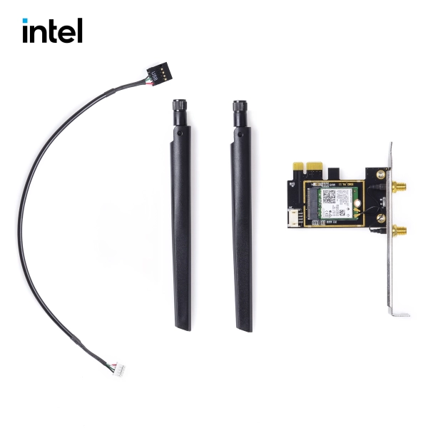 Купить Сетевая карта Wi-Fi Intel Wireless-AX 802.11AX+BT5.2 AX210 PCI-E 1X - фото 3