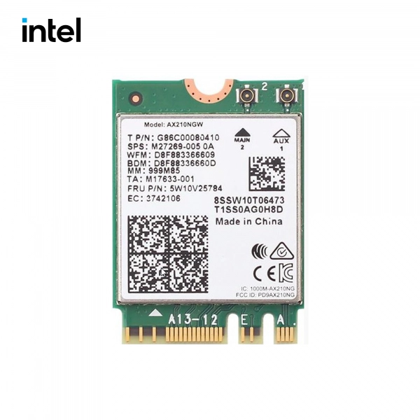 Купить Сетевая карта Wi-Fi Intel Wireless-AX 802.11AX+BT5.2 AX210 PCI-E 1X - фото 5
