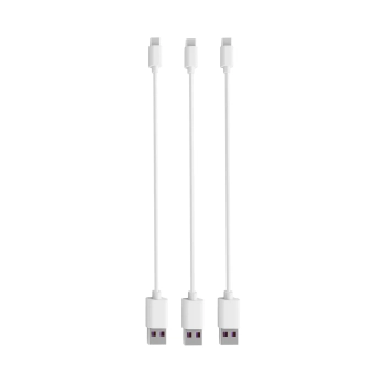 Купить Комплект кабелей Timstool USB to microUSB 0.21 м 3 шт White - фото 1